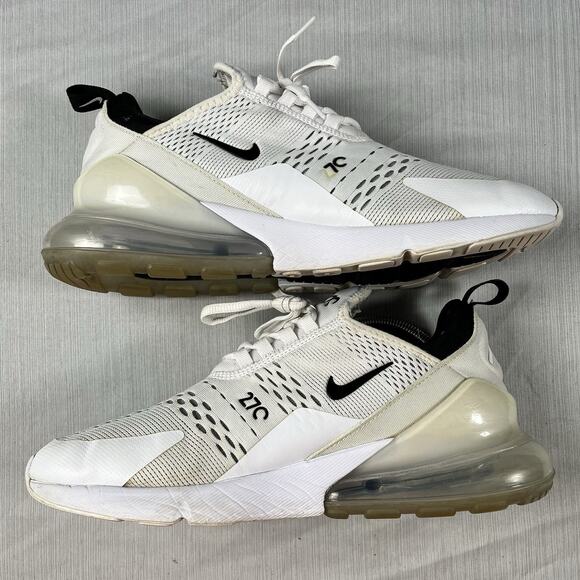Nike Air Max 270 Men’s Size 10 Running Shoes Gray Training Sneakers AH8050-100 - Picture 1 of 7